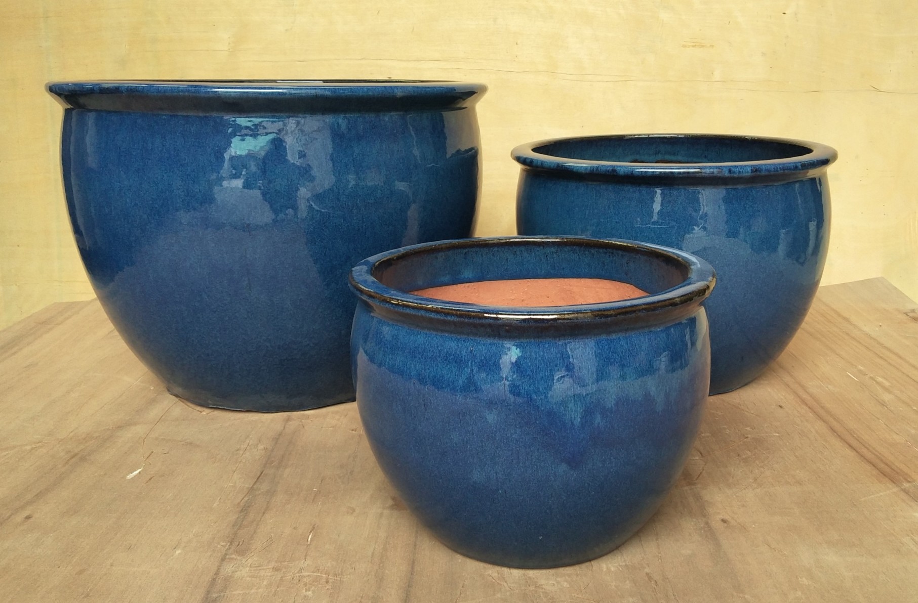 Outdoor Ceramic Pots, Ceramic Pots, Pottery Pots, GW8594 S/4